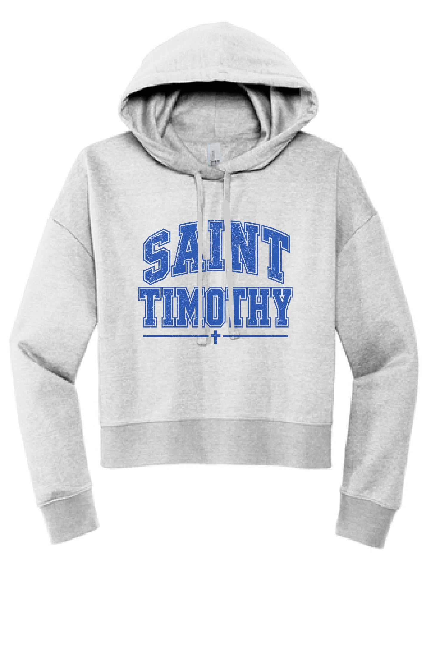 St. Timothy Block Crop Hoodie