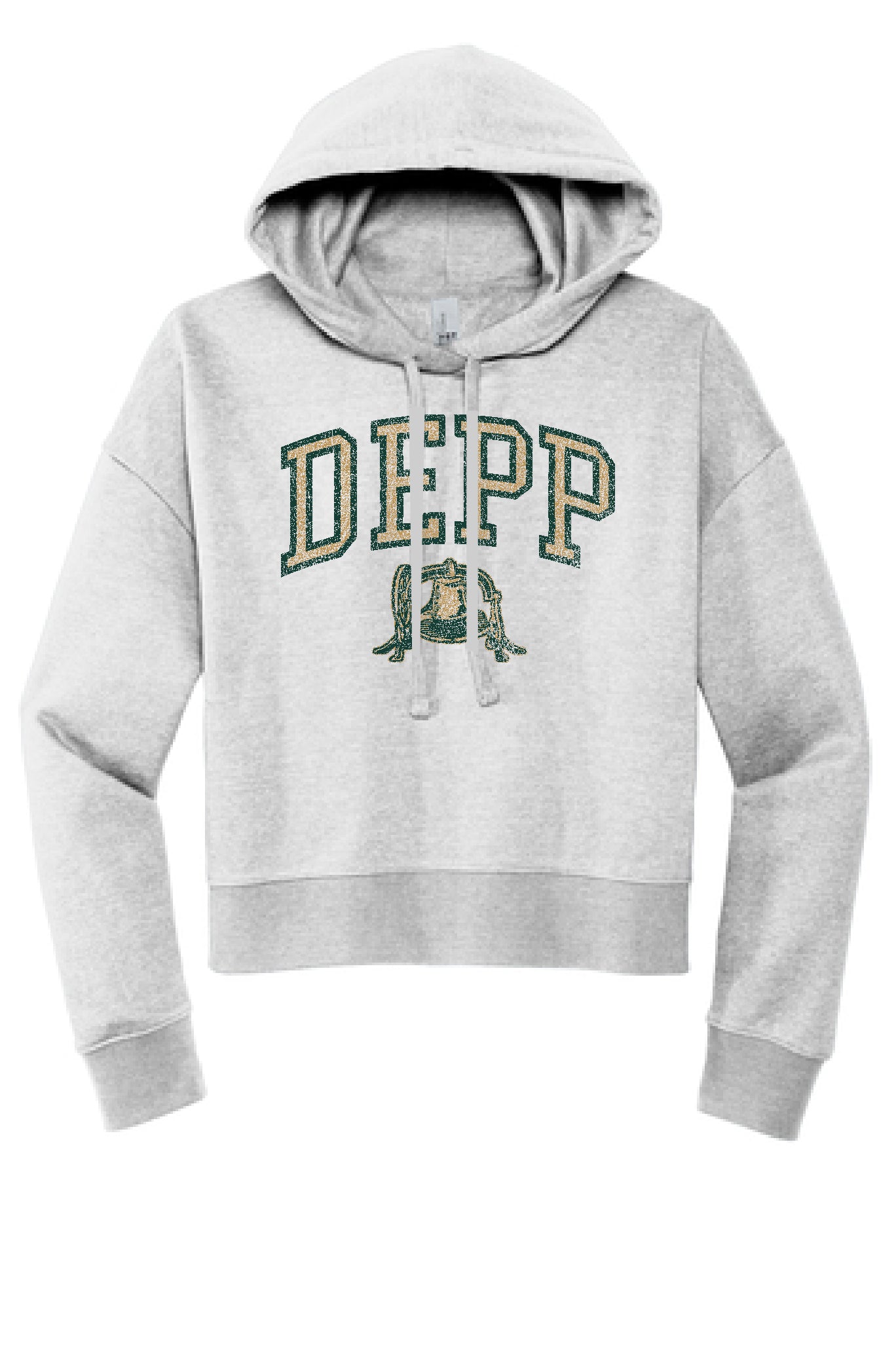 Depp Bell Block Crop Hoodie