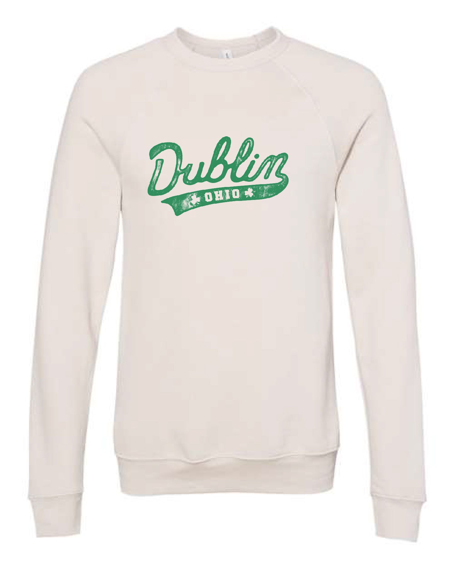 Dublin Script Cream Sweatshirt | ADULT
