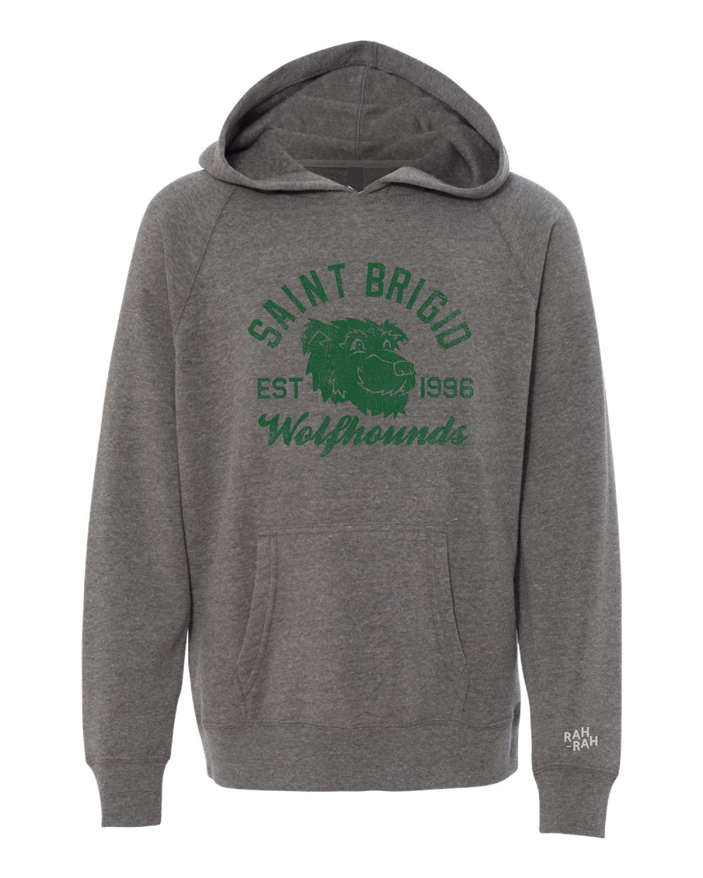 St. Brigid Mascot Grey Hoodie | YOUTH