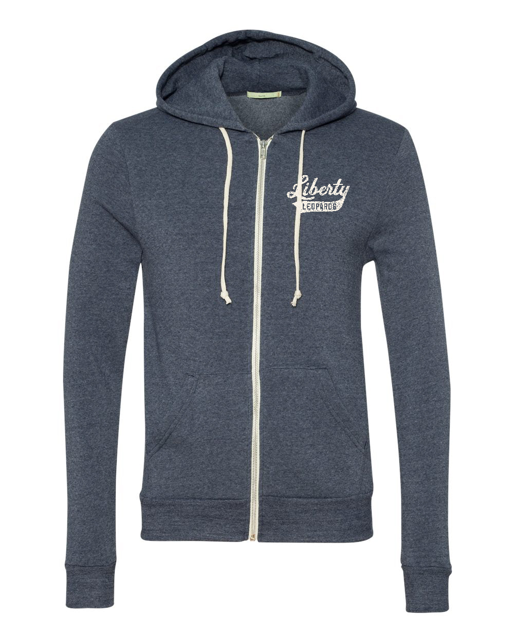 Liberty Script Zip Navy | Adult