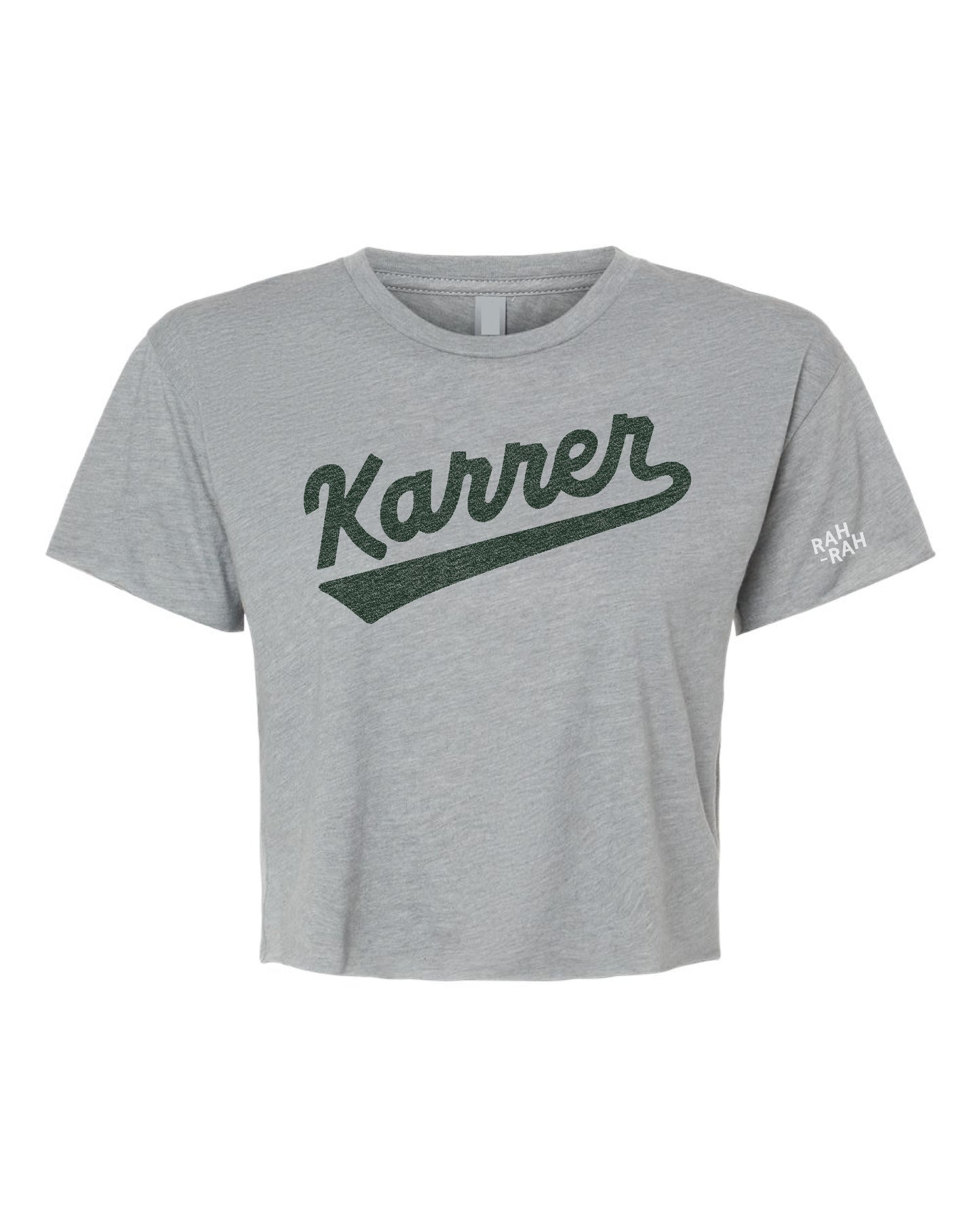 Karrer Script Crop Tee | ADULT