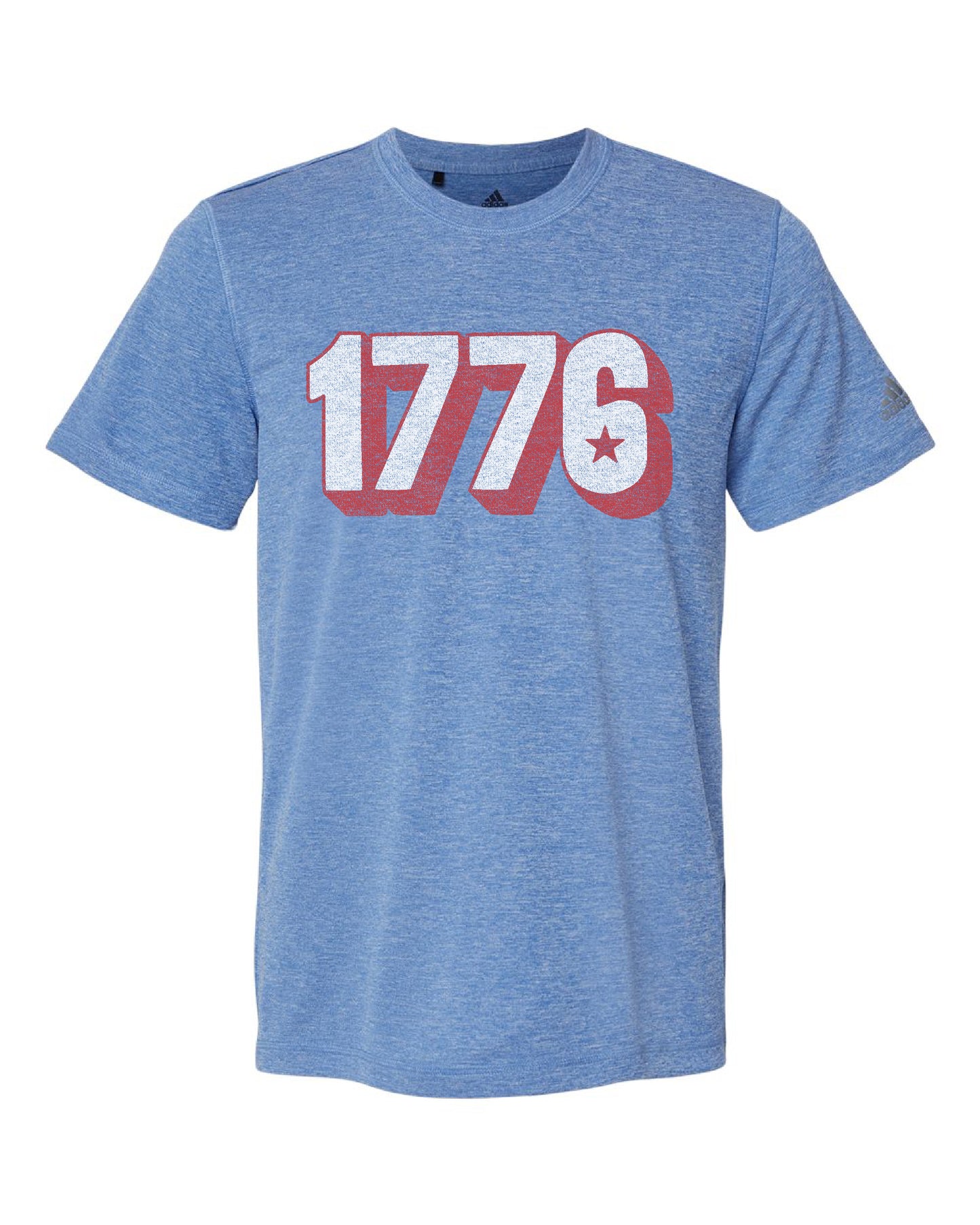 Adidas Dri-Fit 1776 Heather Blue tee | ADULT