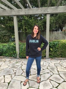 Dublin Block Black Crewneck Sweatshirt | ADULT