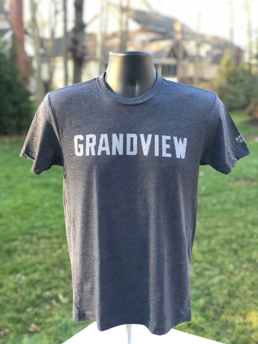 Grandview Vintage Block Navy Tee | ADULT