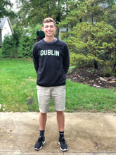 Load image into Gallery viewer, Dublin Block Black Crewneck Sweatshirt | ADULT