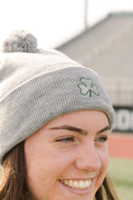 Load image into Gallery viewer, Shamrock Beanie | Green & Heather Grey
