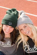 Load image into Gallery viewer, Shamrock Beanie | Green & Heather Grey