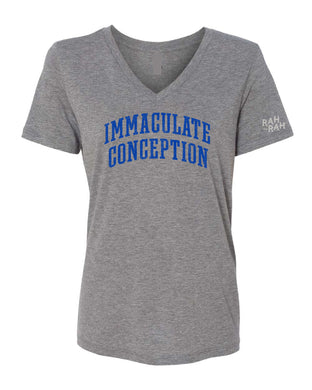 Immaculate Conception Block Womens Vneck & Round Neck | ADULT
