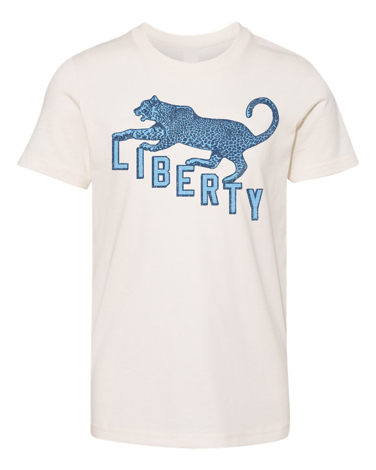 Liberty Leopards Block Natural Tee | YOUTH