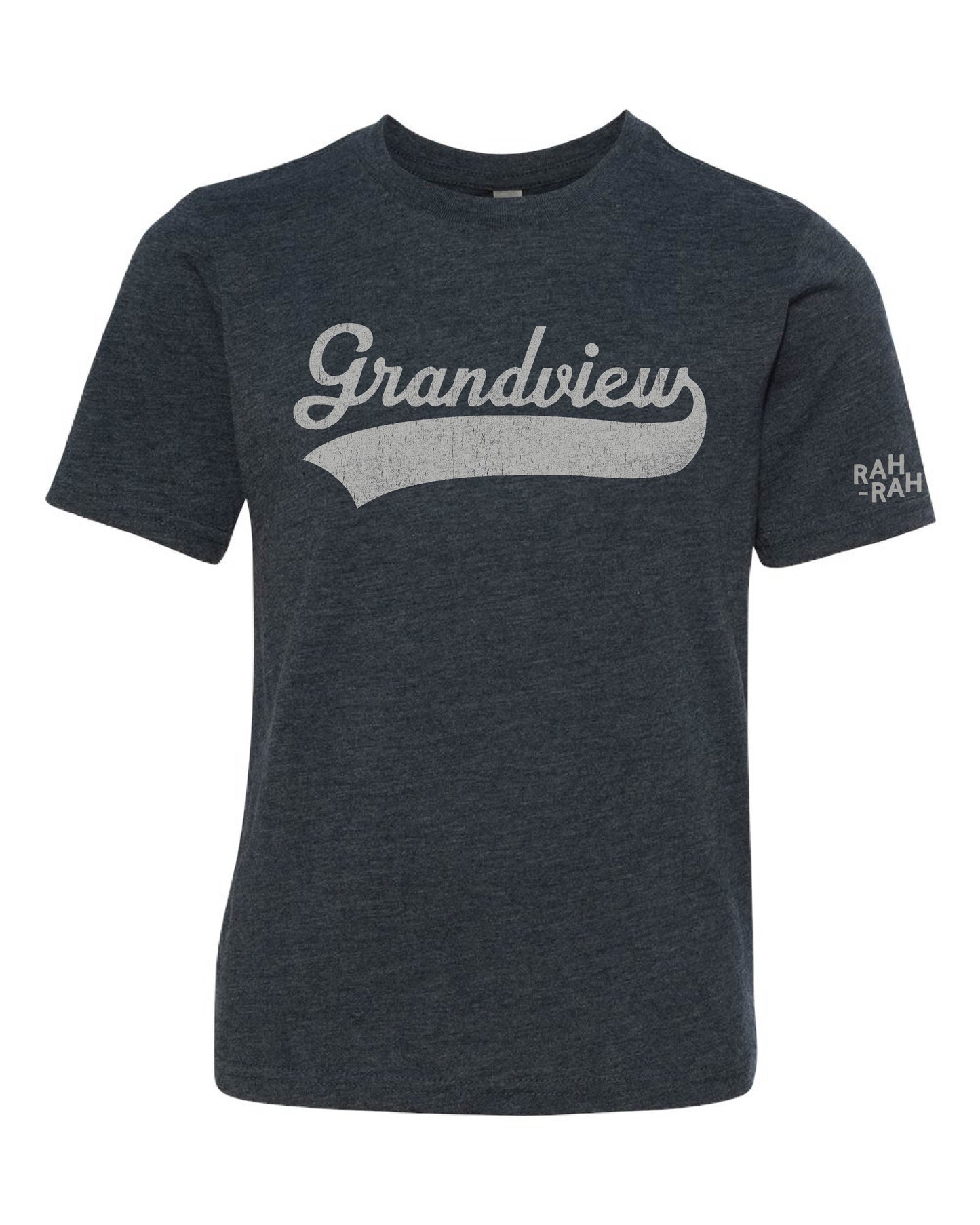 Grandview Vintage Script Navy Tee | YOUTH