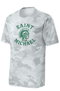 St. Michael Mascot Camo Performance Tee | ADULT
