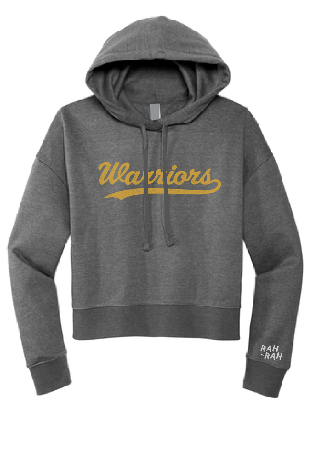 St. Michael Warriors Script Crop Hoodie