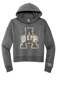 Depp Block A Womens Crop Hoodie | ADULT