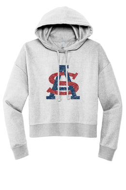St. Ann Block Womens Crop Hoodie