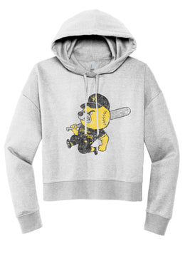 JBA Baseball Grey Crop Hoodie | Adult