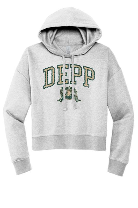 Depp Bell Block Crop Hoodie