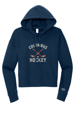 Columbus Hockey Women's Crop Hoodie