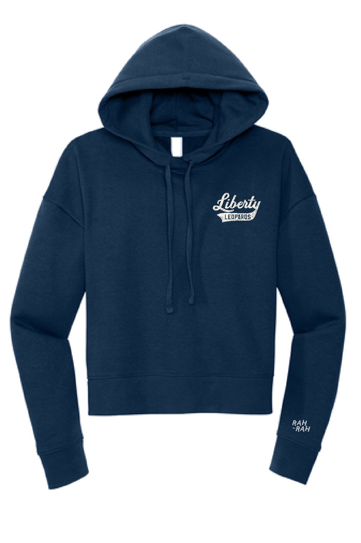 Liberty Script Small Crop Hoodie