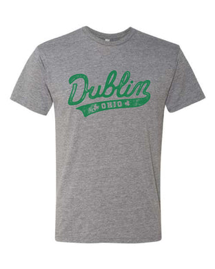Dublin Script Grey Tee | Adult
