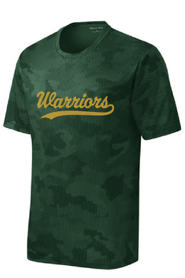 St. Michael Warriors Script Camo Performance Tee | ADULT