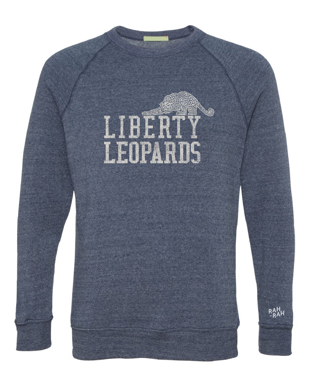 Liberty Leopards Mascot Sweatshirt Navy | ADULT