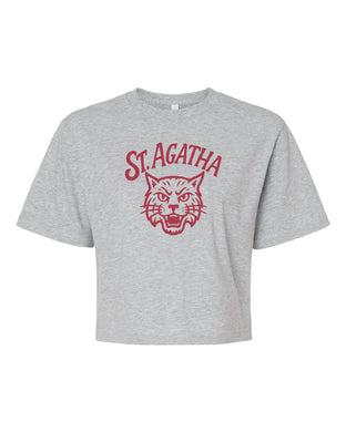 St Agatha Wildcat Women's Boxy Tee