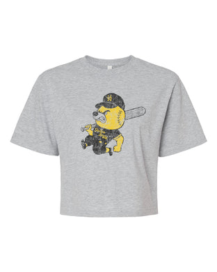 JBA Baseball Women's Grey Boxy Tee