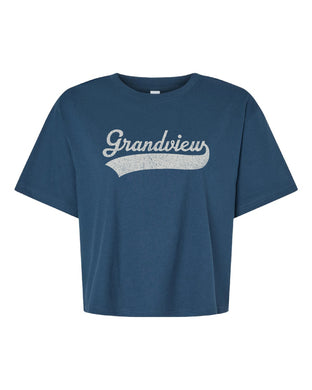 Grandview Script Womens Boxy Tee