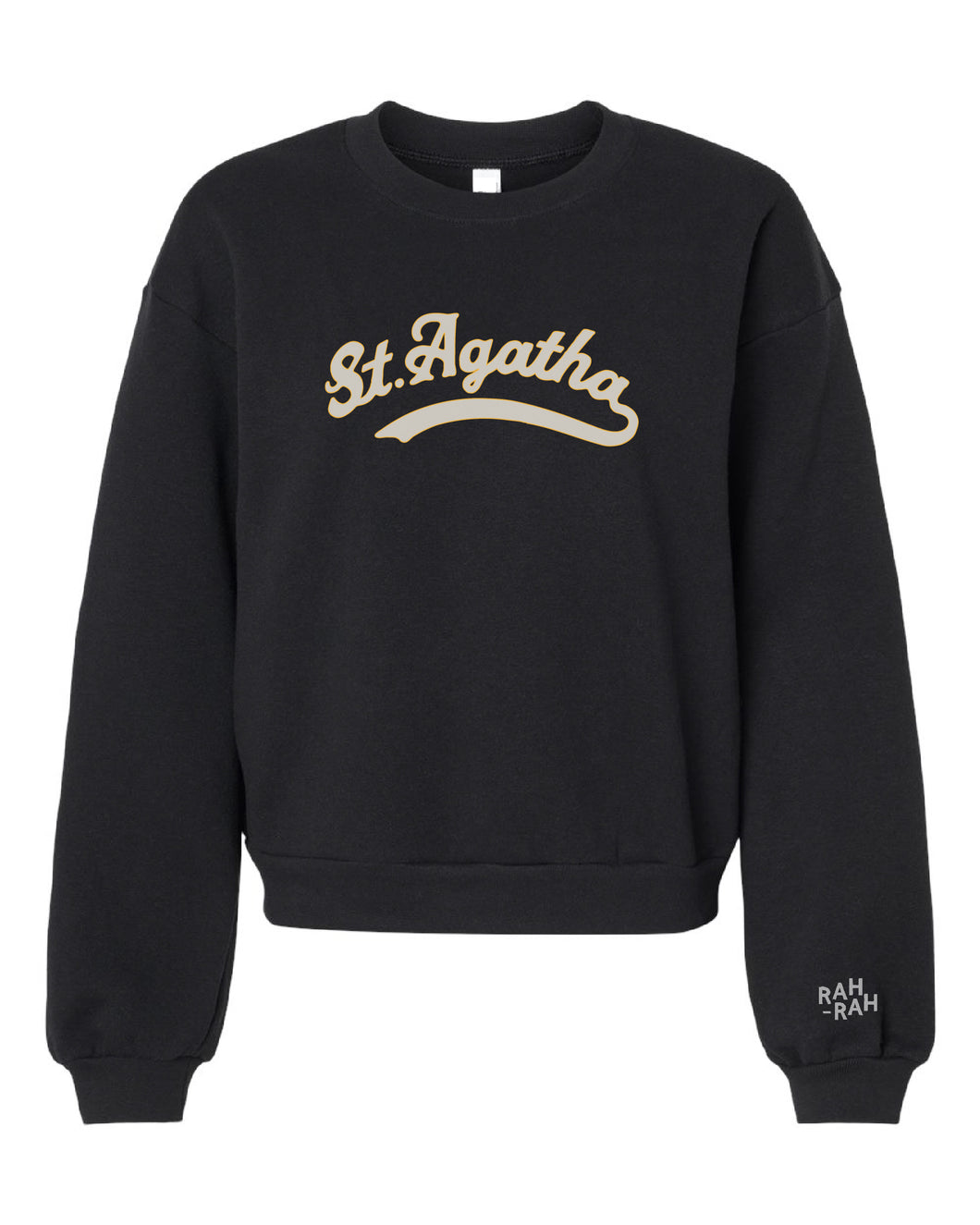 St. Agatha Script Boxy Sweatshirt