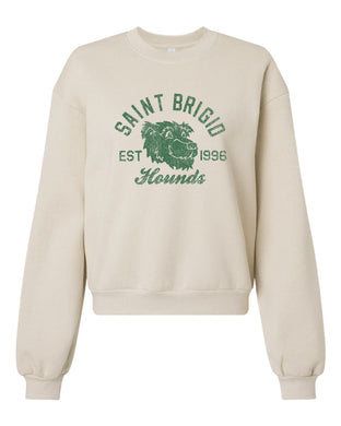 St. Brigid Mascot Women's Sweatshirt | CREAM