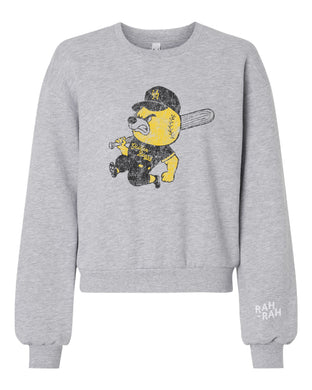 JBA Baseball Women's Grey Boxy Sweatshirt