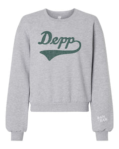 Depp Script Womens Sweatshirt