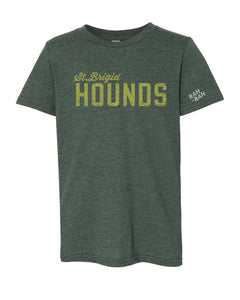 St. Brigid Block Hounds Forest Tee | YOUTH