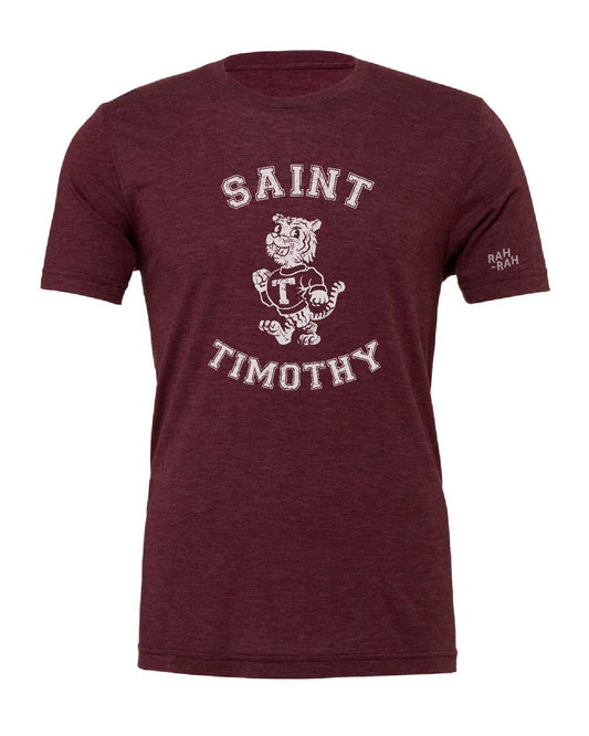 St. Timothy Mascot Maroon Tee | YOUTH
