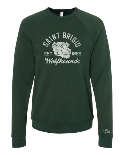 St. Brigid Wolfhound Head Sweatshirt | Adult