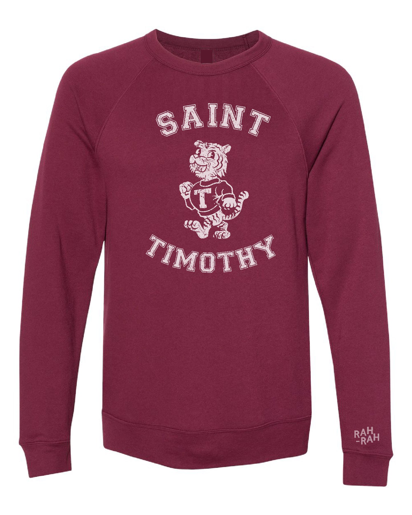 St. Timothy Mascot Maroon Unisex Sweatshirt | ADULT