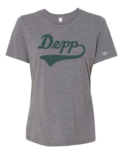 Depp Script Womens Tee | Adult