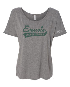 Eversole Script Women’s Slouchy Tee