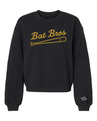 JBA Bat Bros Women's Black Boxy Sweatshirt