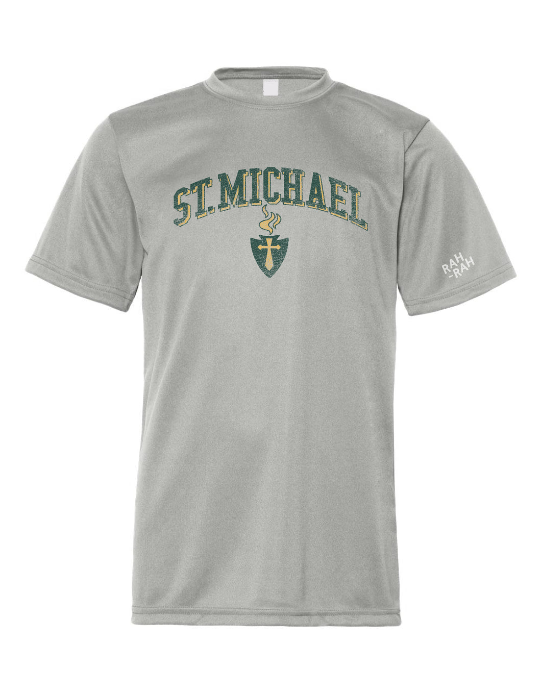 St. Michael Block Arch Performance Tee | Youth