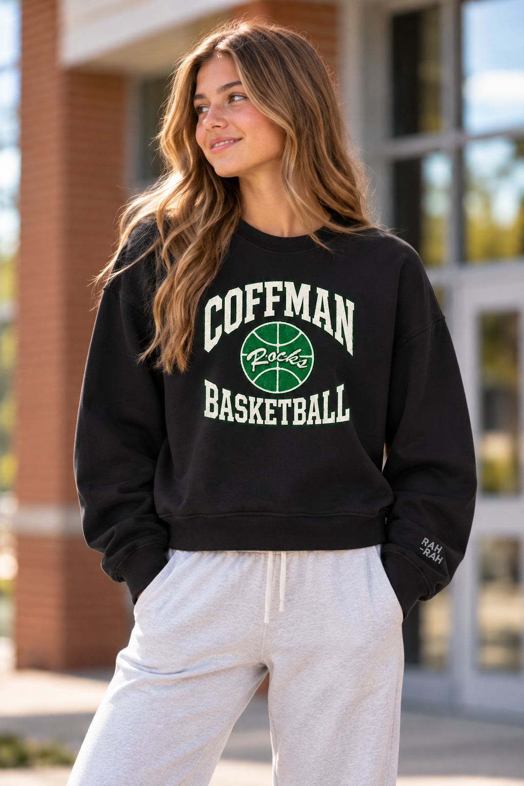 Dublin Coffman Basketball Womens Sweatshirt