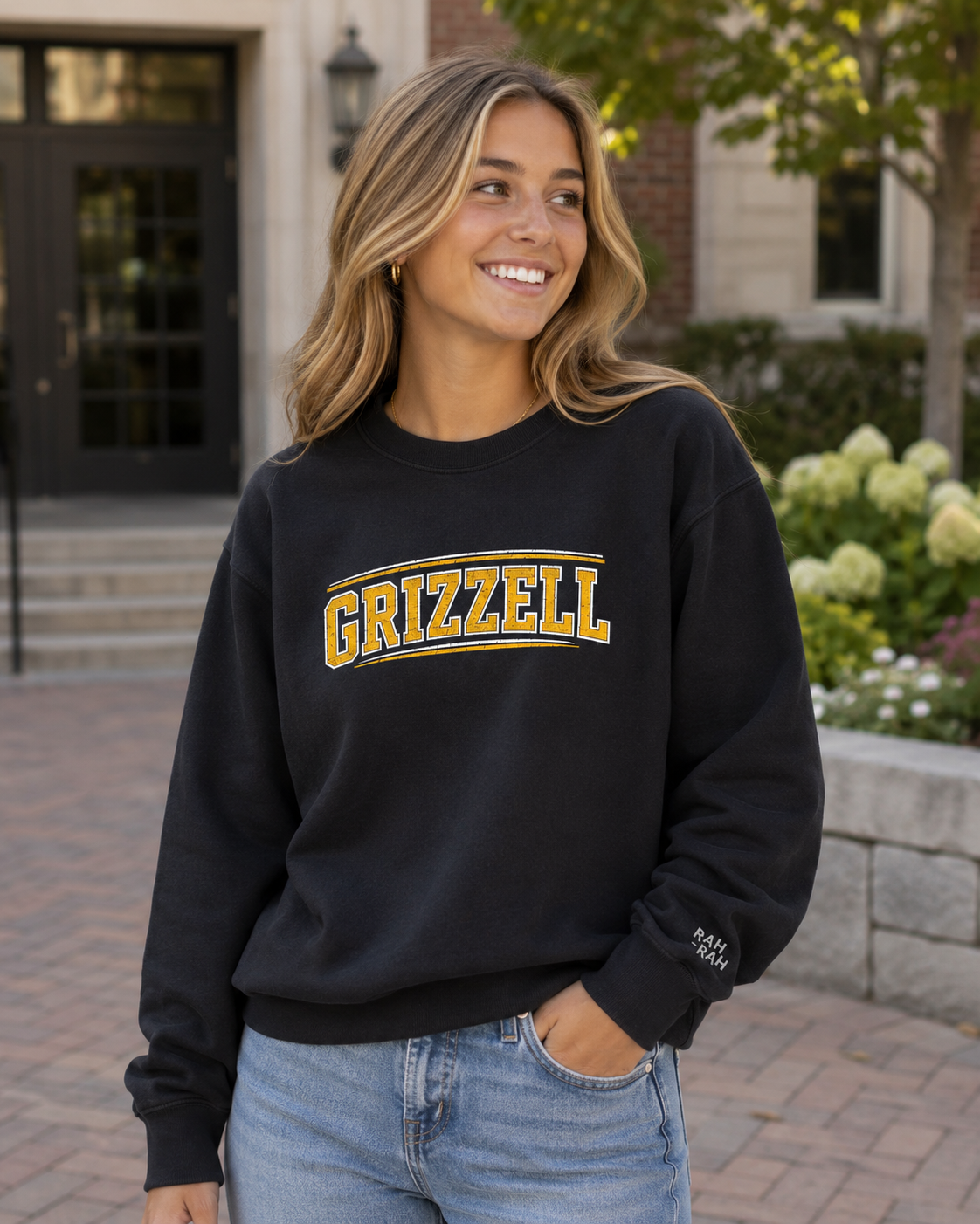 Grizzell Block Women's Cut Sweatshirt