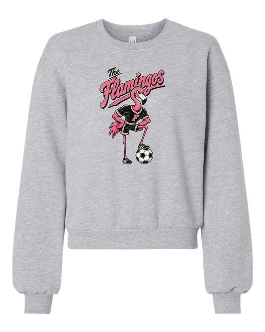 The Flamingos Women's Crop Sweatshirt