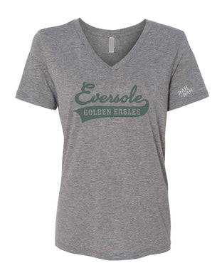 Eversole Script Womens V-neck