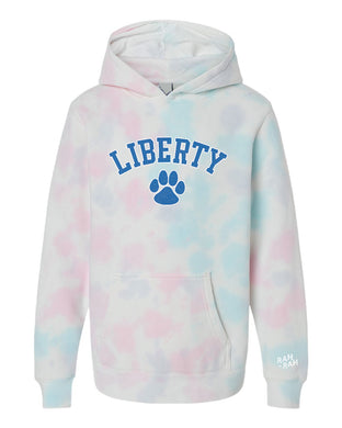 Liberty Paw Hoodie Tie Dye | YOUTH