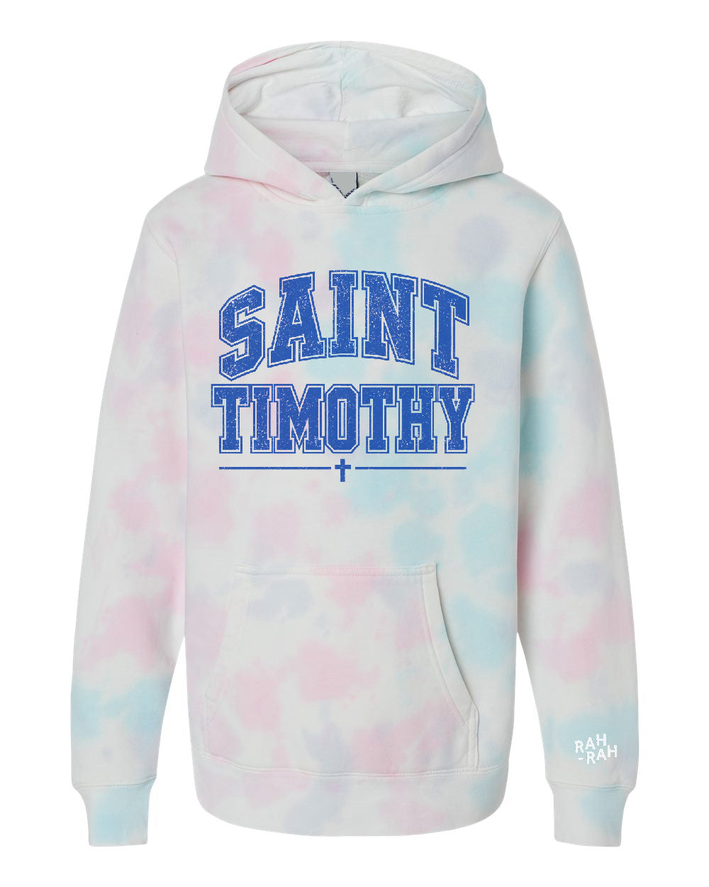 St. Timothy Block Hoodie Tie Dye | YOUTH