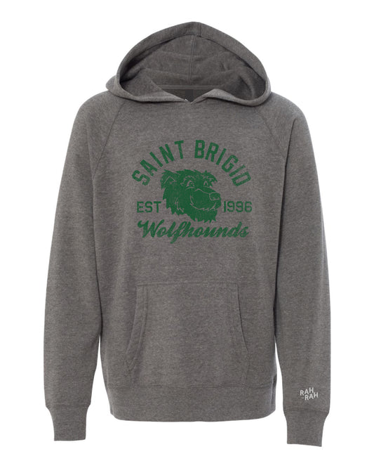 St. Brigid Mascot Grey Hoodie | YOUTH