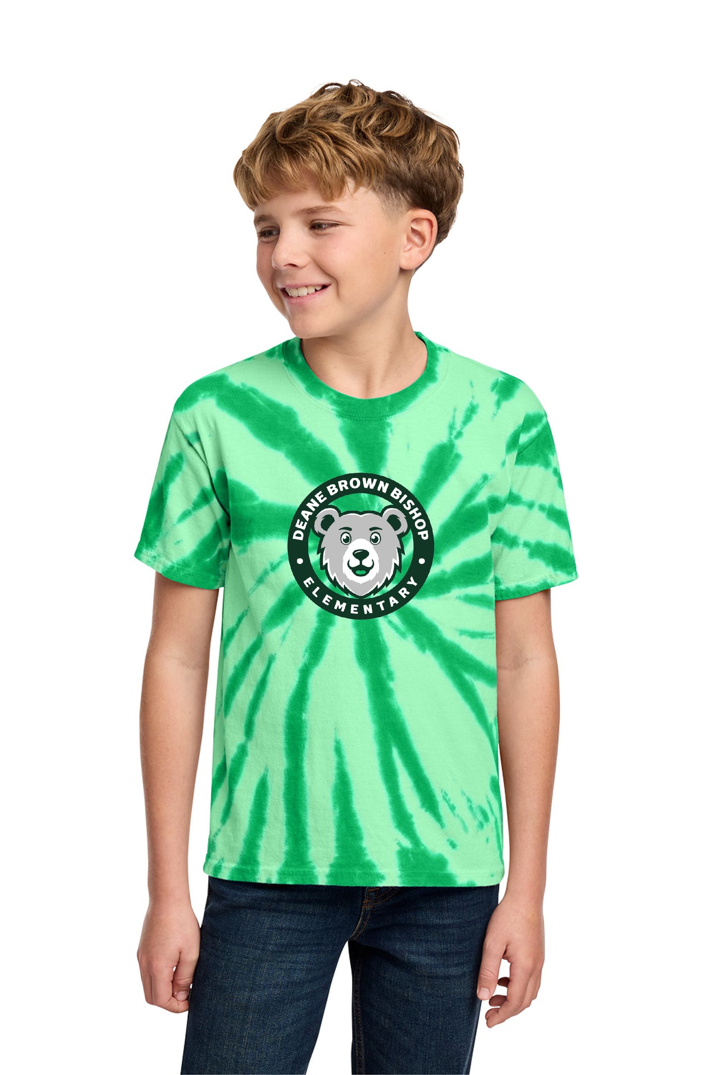 Bishop Green Tie-Dye Tee | YOUTH
