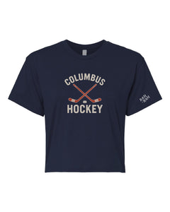 Columbus Hockey Crop Tee